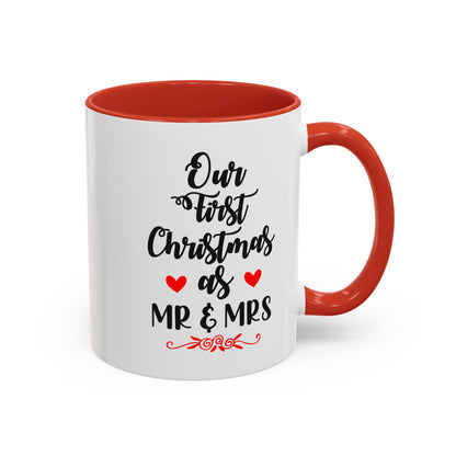 First Christmas as Mr & Mrs Mug Set