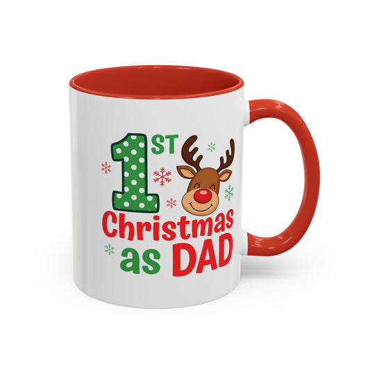 First Christmas As Dad Christmas Mug