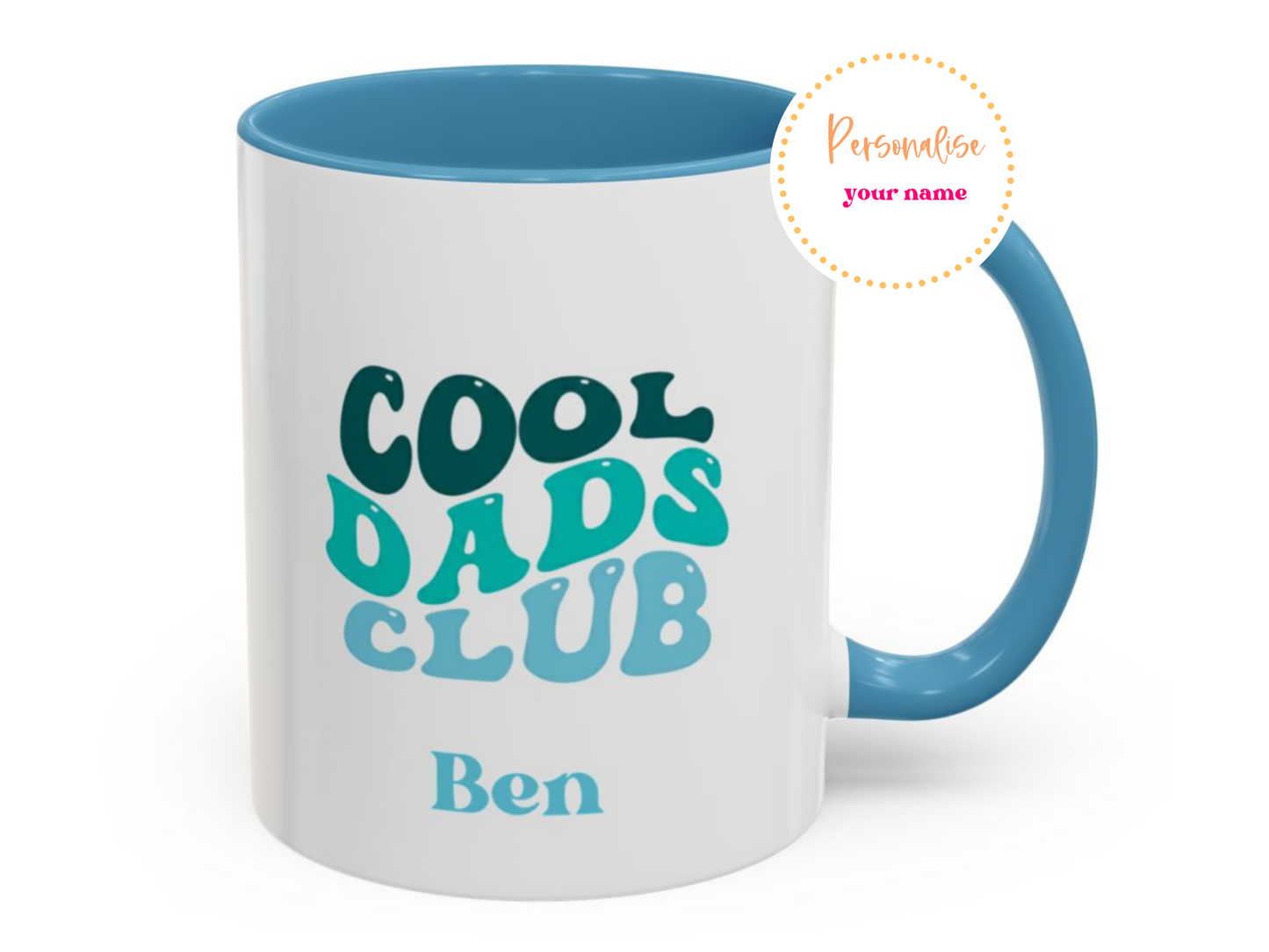 Cool Mums and Dads Club Personalised Mug Set
