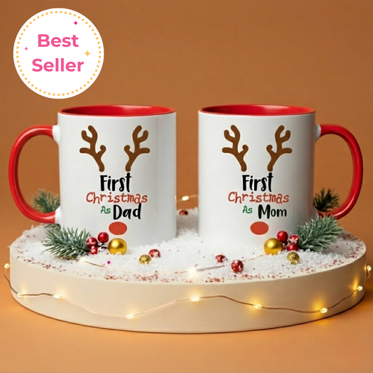 Cute Christmas Mug for Mom & Dad