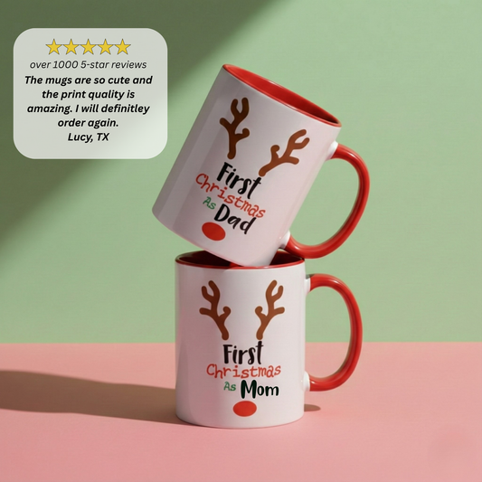 Cute Christmas Mug for Mom & Dad
